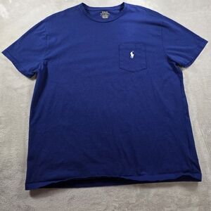 Polo by Ralph Lauren Men's Blue T-Shirt